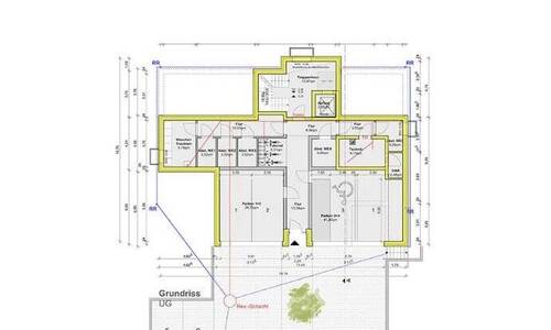 Bauzeichnungen , parken, keller, 22 - 