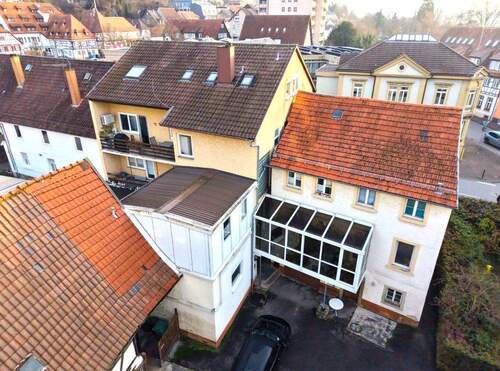 Friedrichstr. 2a, Löhergasse 5 Rückansicht - 3 Zimmer Mehrfamilienhaus, Wohnhaus in Sinsheim