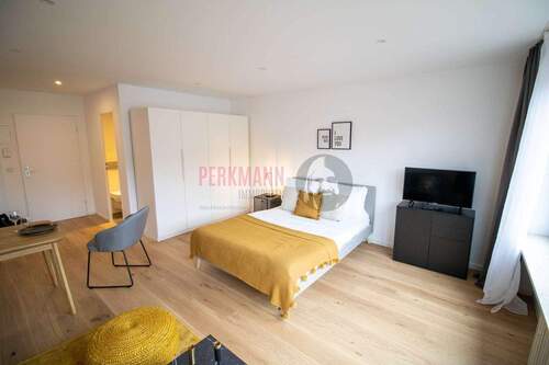 Wohnraum - 1 Zimmer Etagenwohnung zur Miete in München