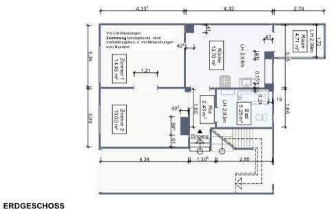 EG - 1 Zimmer Mehrfamilienhaus, Wohnhaus zum Kaufen in Mannheim / Käfertal