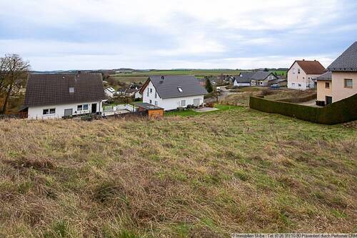 Blick von oberhalb - Grundstück in Boos