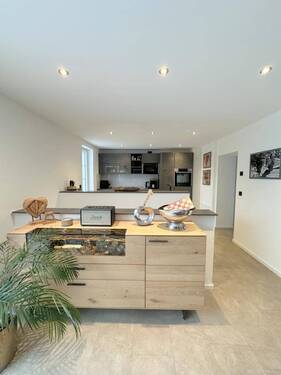 Blick in die Küche - 