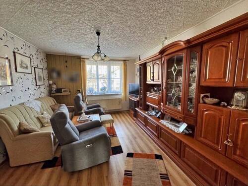 Wohnzimmer Erdgeschoss - Doppelhaushälfte mit 105,00 m&sup2; in Friedrichroda zum Kaufen