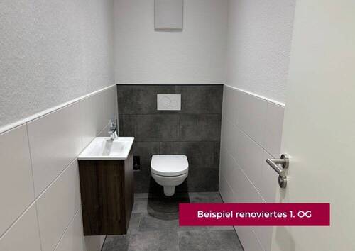 Beispiel 1. OG Toilette - 