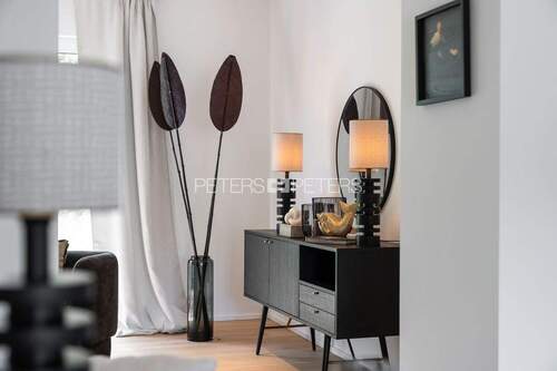 Musterhaus Wohnzimmer - Doppelhaushälfte mit 151,00 m&sup2; in Hamburg zum Kaufen