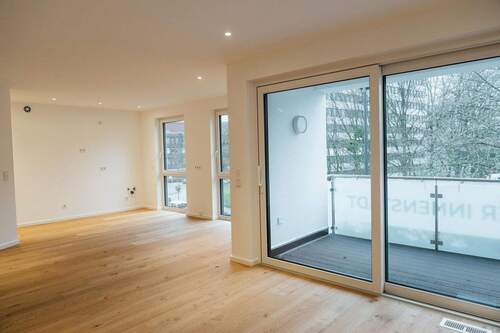 Wohnzimmer - Luxus-Neubau 2 Zimmer Wohnung (A+) inkl. Stellplatz. 0% Provision! HAMM ZENTRUM