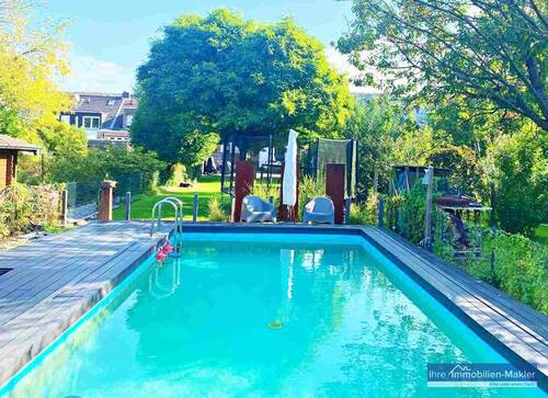 Garten - Pool - 6 Zimmer Doppelhaushälfte zum Kaufen in Krefeld / Bockum