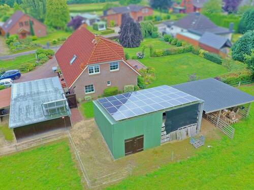 Luftaufnahme vom Objekt - 5 Zimmer Einfamilienhaus zum Kaufen in Beringstedt