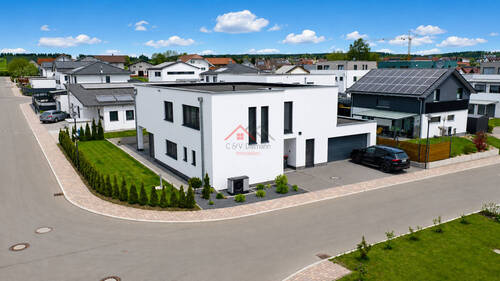 Nordwest-Ansicht - Neuwertiges Einfamilienhaus mit exklusiver Ausstattung in familienfreundlicher Lage