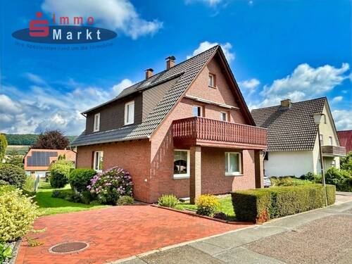 Süd-West-Ansicht - 7 Zimmer Mehrfamilienhaus, Wohnhaus zum Kaufen in Preußisch Oldendorf