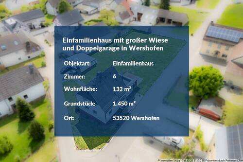 Einfamilienhaus Wershofen - 6 Zimmer Einfamilienhaus zum Kaufen in Wershofen