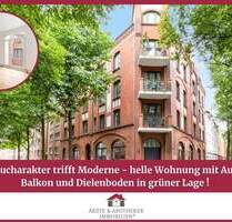 Altbaucharakter trifft Moderne - helle Wohnung mit Aufzug, Balkon und Dielenboden in grüner Lage! - Hamburg Wilhelmsburg