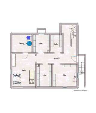 Keller - 5 Zimmer Mehrfamilienhaus, Wohnhaus zum Kaufen in Lonnerstadt