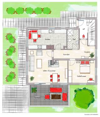 Erdgeschoss - 5 Zimmer Mehrfamilienhaus, Wohnhaus in Lonnerstadt