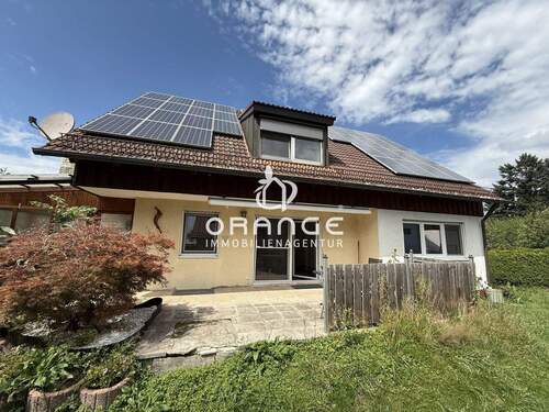 Aussenansicht Südseite - 6 Zimmer Mehrfamilienhaus, Wohnhaus zum Kaufen in Fahrenzhausen / Großnöbach