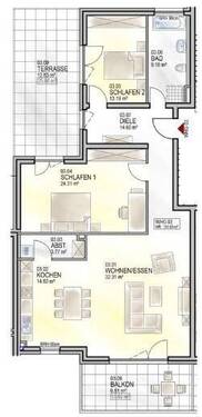 Palzem_Roemerstrasse_Whg03 - 3 Zimmer Etagenwohnung in Palzem