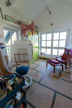 Schlafzimmer 3 (mom. Atelier) - 