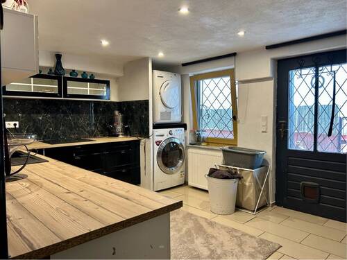 Wohnküche mit Terrassenzugang im UG - 