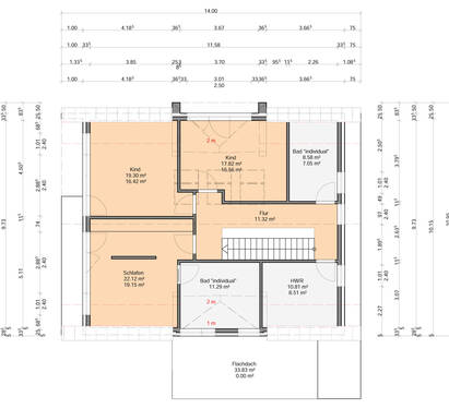 C11 Dachgeschoss - Einfamilienhaus mit 201,00 m&sup2; in Bielefeld / Dornberg zum Kaufen