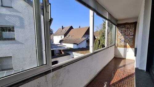 verglaster Balkon - 
