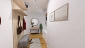 Heller und freundlicher Eingangsbereich - 4 Zimmer Terrassenwohnung in Zossen
