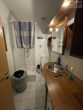 Badezimmer - Etagenwohnung mit 48,00 m² in Schwarzenberg zur Miete