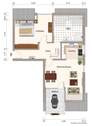 Grundriss-Skizze, Ebene 1 - 