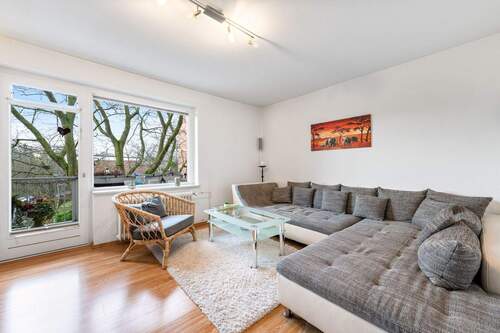 Wohnen - Vermietete 2-Zimmer-Wohnung mit Balkon in ruhiger Lage