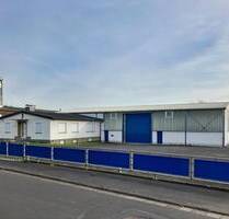 Gewerbehalle mit Büroanbau und Freifläche an der Stadtgrenze Kassel zu Niedervellmar