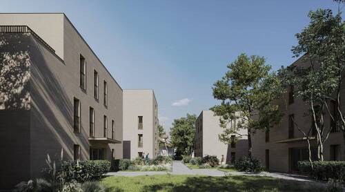 Innenhofvisualisierung - 3 Zimmer Etagenwohnung in Waldshut-Tiengen