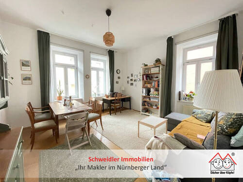 Wohnen - Wohnen im sanierten Altbau! Moderne 3-Zimmer-Wohnung in Nürnberg zur Miete (1. OG)