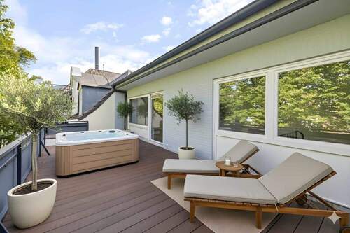 Dachterasse Schlafzimmer 3D Möbel - Etagenwohnung mit 92,30 m² in Hamburg zum Kaufen