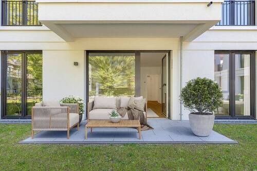 Terrasse gestaged - Terrassenwohnung mit 51,00 m&sup2; in Hamburg zum Kaufen
