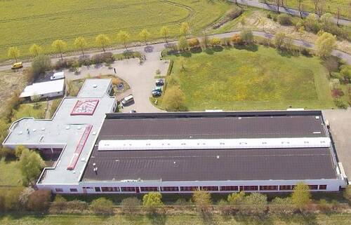 Blick von oben - Halle zum Kaufen in Ludwigsfelde