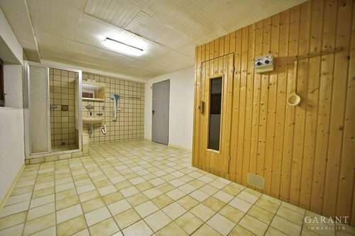 Waschküche mit Sauna - 