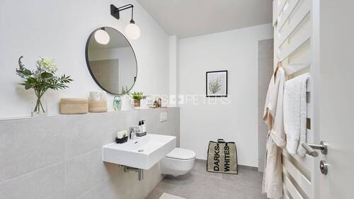 Badezimmer Musterwohnung - 