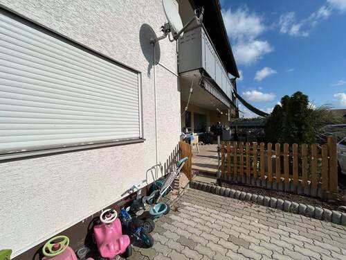 Blick auf die Terrasse - 