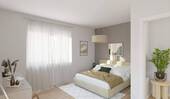Helles und komfortables Schlafzimmer - 