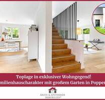 Toplage in exklusiver Wohngegend! Einfamilienhauscharakter mit großem Garten in Poppenbüttel! - Hamburg Poppenbüttel