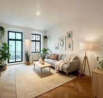 Stilvoll sanierte Altbauwohnung mit zwei Balkonen - Berlin Tempelhof