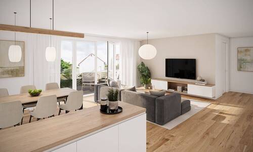 WE 4 Visualisierung - Exklusive 3-Zimmer-Gartenwohnung im Effizienzhaus 40
