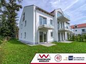 Westansicht - Barrierefrei & bezugsfertig: Neuwertige Gartenwohnung in Grafing