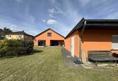 Gartenblick / Terrassenzugang Küche und Wohnzimmer - 3 Zimmer Einfamilienhaus zur Miete in Wiesenau