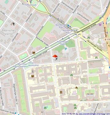 Lageplan - 3 Zimmer Etagenwohnung zum Kaufen in Dresden / Südvorstadt-West