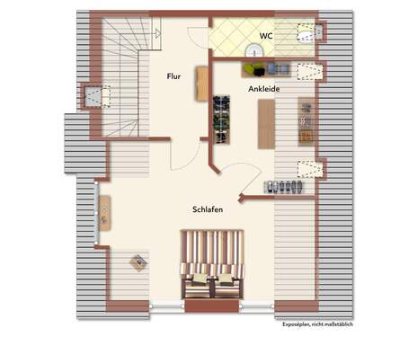 Dachgeschoss Anbau - 