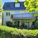Balkonansicht - Schicke 3-Zimmer-Wohnung zum Sofortbezug in Radebeul mit großem Balkon und Tiefgaragenplatz
