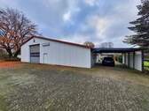 Blick auf die große Halle - Einfamilienhaus mit 265,50 m&sup2; in Handewitt zum Kaufen
