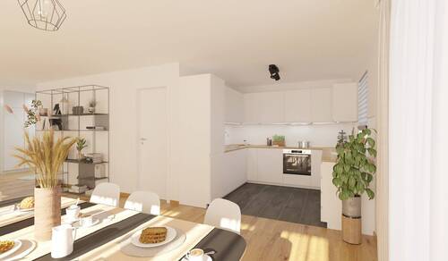 Visualisierung der Küche - 4 Zimmer Etagenwohnung zum Kaufen in Bensheim