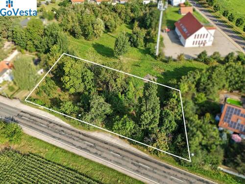 Drohnenaufnahme(1) - 4 Zimmer Doppelhaushälfte in Salzatal