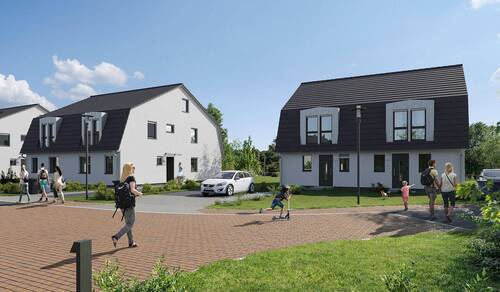 Unsere modernen Doppelhäuser werden Sie begeistern - 